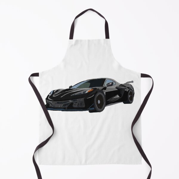 Item preview, Hand Drawn Black Sports Car C8 2020-2025 designed and sold by laughingwillows.