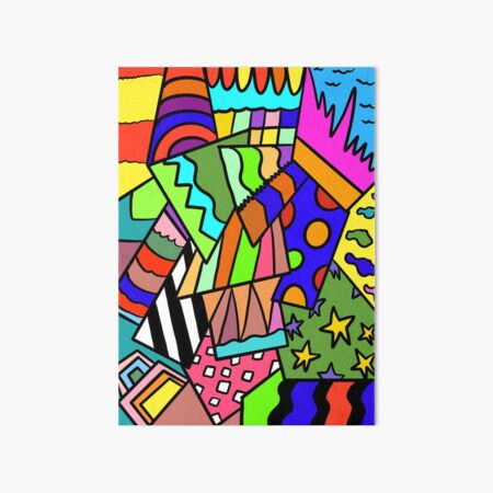 Item preview, Colorful abstract art designed and sold by Cosmicpeel.