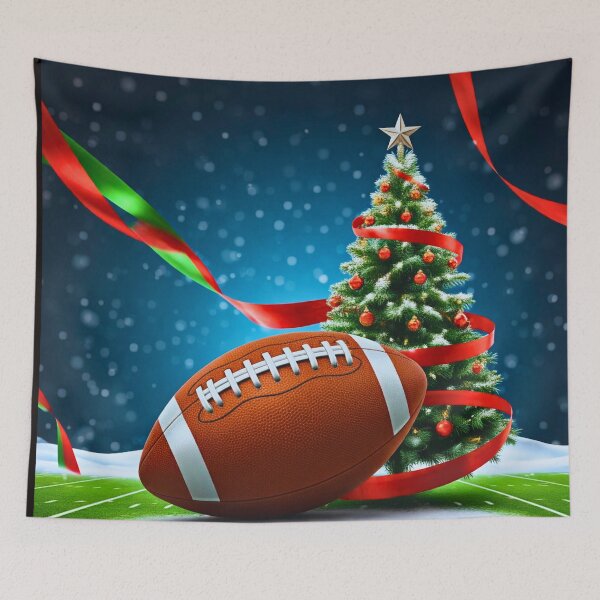 Item preview, FOOTBALL CHRISTMAS designed and sold by FitEnvy.