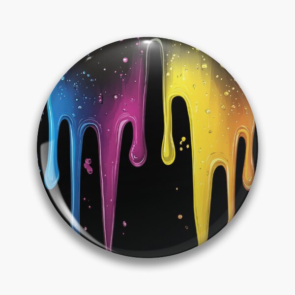 Item preview, Vivid Multicolored Acrylic Dripping Cinematic Masterpiece designed and sold by bAIryBarn.