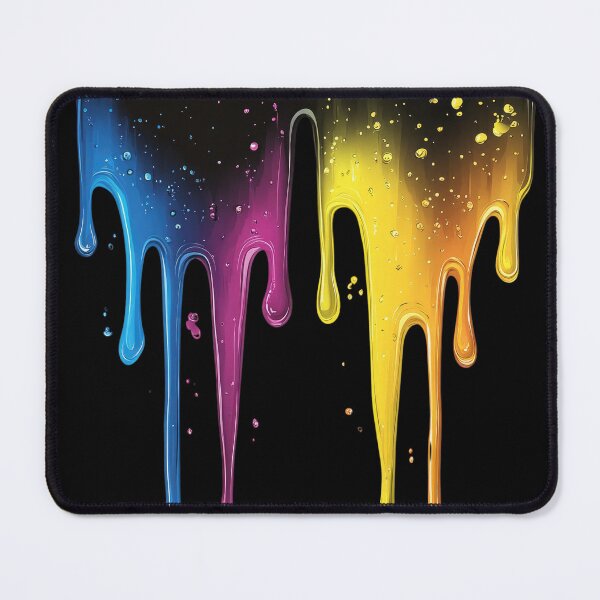 Item preview, Vivid Multicolored Acrylic Dripping Cinematic Masterpiece designed and sold by bAIryBarn.
