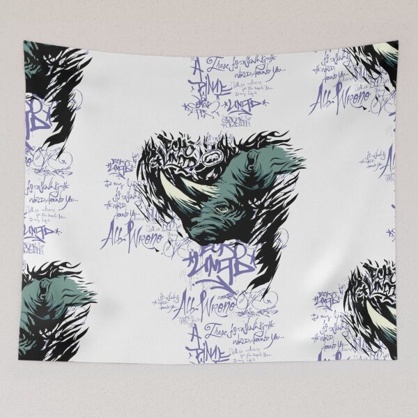 Aperçu de l'œuvre All Wrono Rhino Streetwear créée et vendue par UZRWRLD .