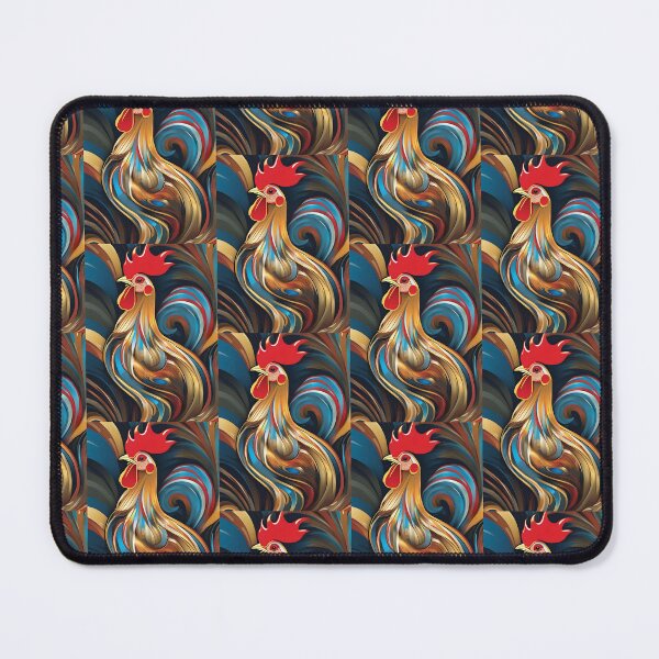 Item preview, Rooster Between Curves and Colors designed and sold by Ciervo Primavera.