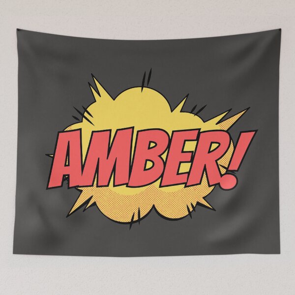 Item preview, Comic Book Pop Name - Amber designed and sold by ToadsEye.