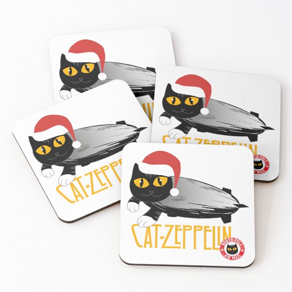 Item preview, Cat-Zeppelin Christmas designed and sold by A-mici-marina.