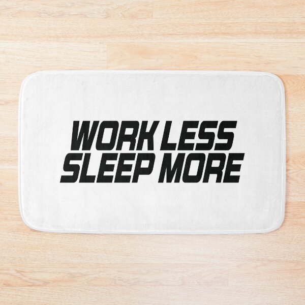 Item preview, Work Less Sleep More designed and sold by the-craft-shop.