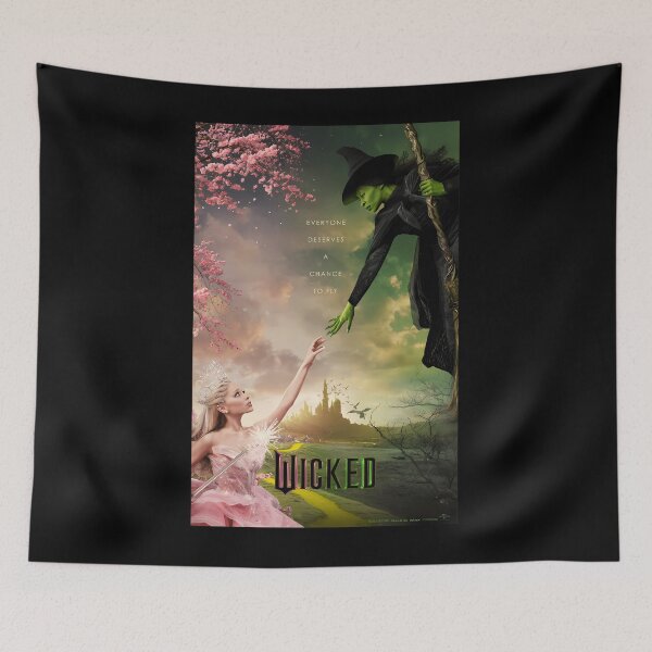 Aperçu de l'œuvre Wicked Movie Poster 2024 créée et vendue par LaetitiaRiviere.