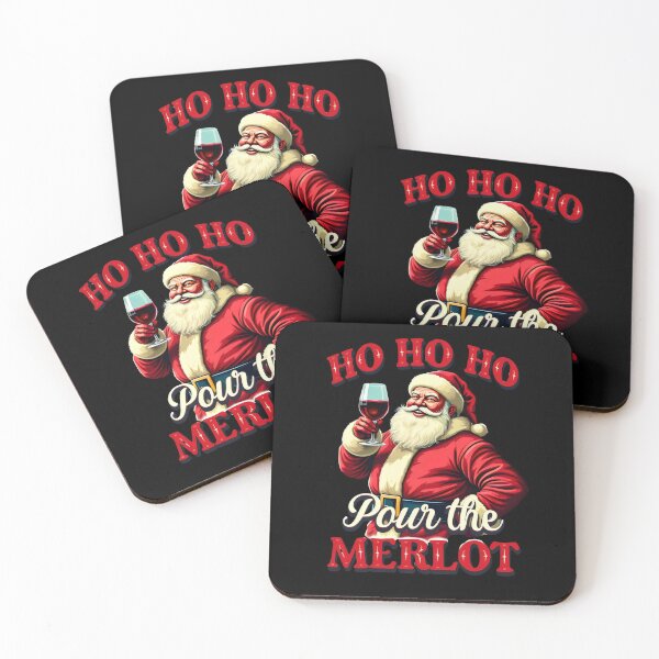 Item preview, hohoho pour the merlot merry Christmas 2024 designed and sold by VividDripCo.