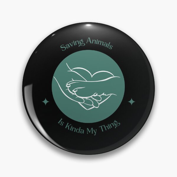 Item preview, Saving Animals is Kinda My Thing | Animal Rescue | Rescue League designed and sold by dudelinart.