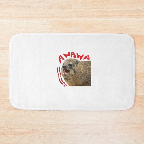 Item preview, hyrax screaming awawa!  designed and sold by wawawover.