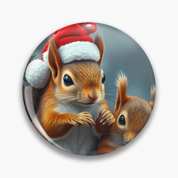 Item preview, Cute squirrels in a festive Christmas setting designed and sold by WalterGomes.