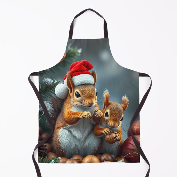 Item preview, Cute squirrels in a festive Christmas setting designed and sold by WalterGomes.