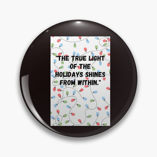 Item preview, "The true light of the holidays shines from within." designed and sold by CUTESTUFFnow.