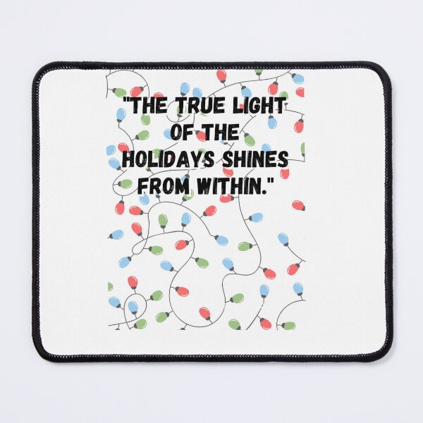 Item preview, "The true light of the holidays shines from within." designed and sold by CUTESTUFFnow.