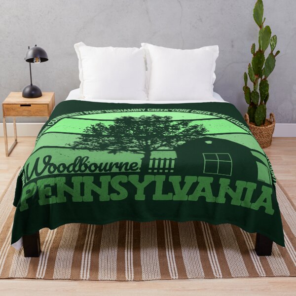 Item preview, Woodbourne Pennsylvania Sunset Retro Vintage Local Pride Logo designed and sold by CRHPOD20.
