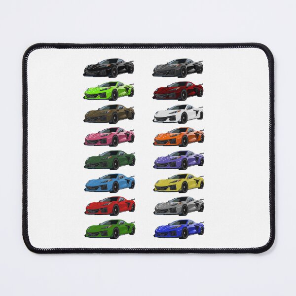 Item preview, Hand Drawn Rainbow of Sports Car C8 2020-2025 designed and sold by laughingwillows.