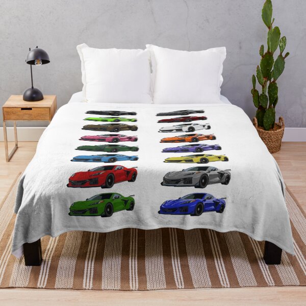 Item preview, Hand Drawn Rainbow of Sports Car C8 2020-2025 designed and sold by laughingwillows.