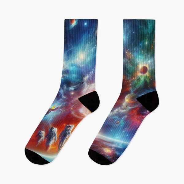 Item preview, Astronauts Walking Through the Universe designed and sold by WyckedLynn.