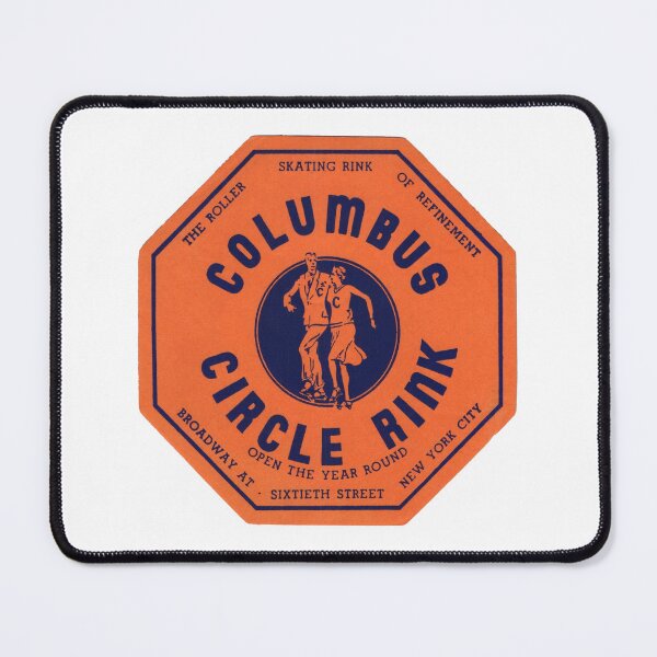 Item preview, Columbus Circle Rink New York New York Skating Rink Sticker Decal Label designed and sold by tislord.