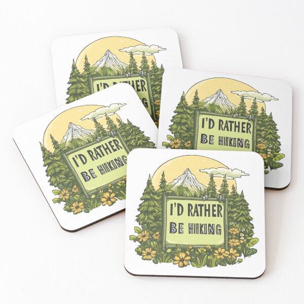 Item preview, I'd Rather Be Hiking designed and sold by Head In The Wilds.