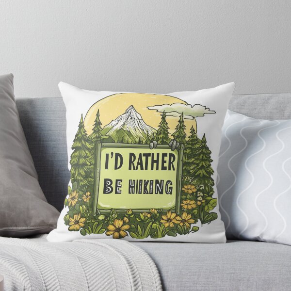 Item preview, I'd Rather Be Hiking designed and sold by Head In The Wilds.