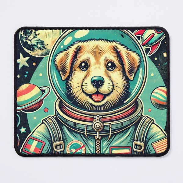 Item preview, Astronaut Dog in Space designed and sold by Porosenok.