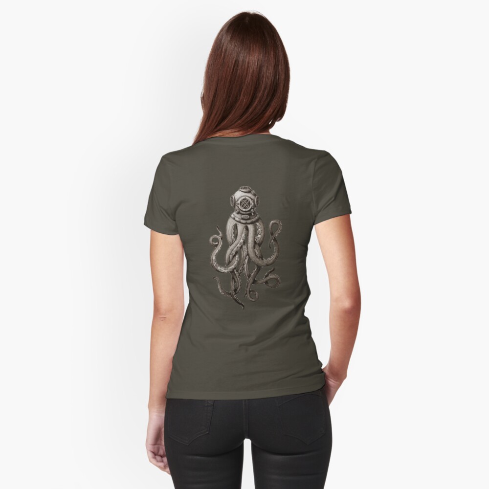 Vista previa del artículo con la obra «Camiseta entallada», diseñado y vendido por manbird.