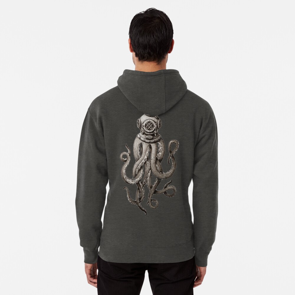 Vista previa del artículo con la obra «Sudadera con capucha», diseñado y vendido por manbird.