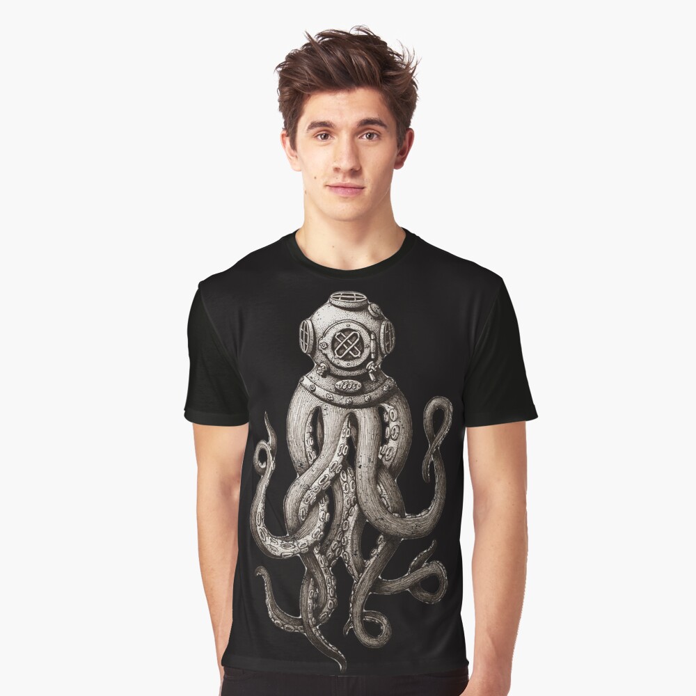 Vista previa del artículo con la obra «Camiseta gráfica», diseñado y vendido por manbird.