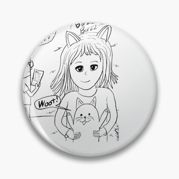 Item preview, Cat's new AI friend designed and sold by KabloinksStuff.