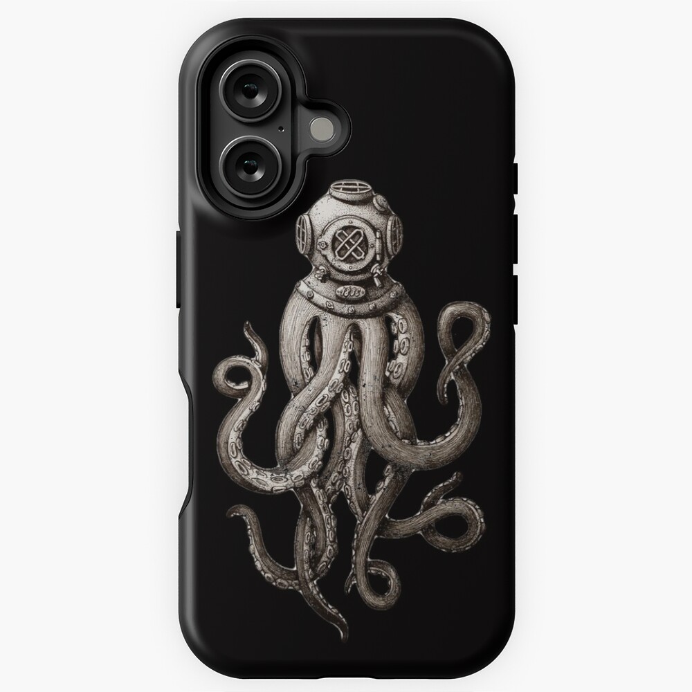Vista previa del artículo con la obra «Funda resistente MagSafe para iPhone», diseñado y vendido por manbird.