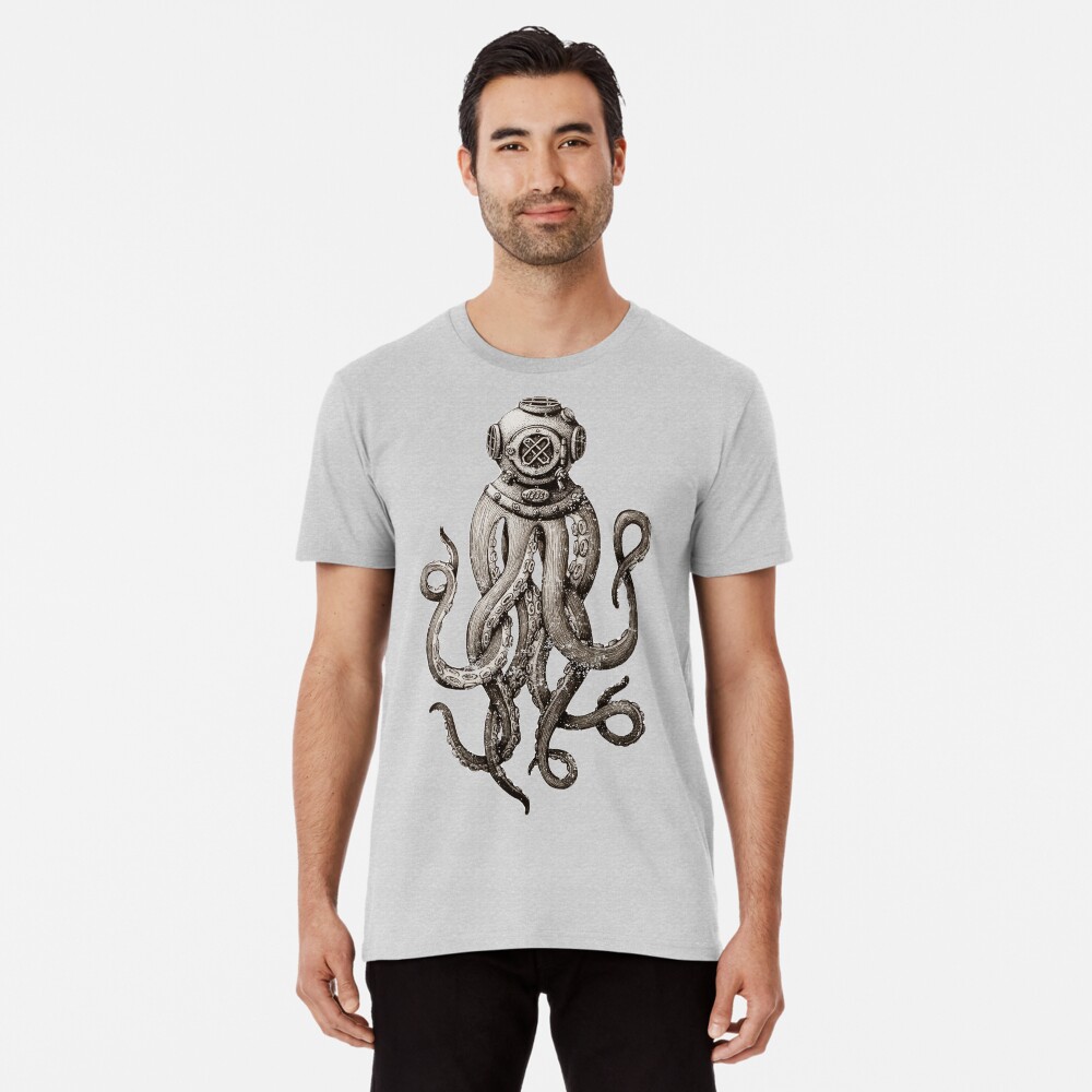 Vista previa del artículo con la obra «Camiseta premium», diseñado y vendido por manbird.