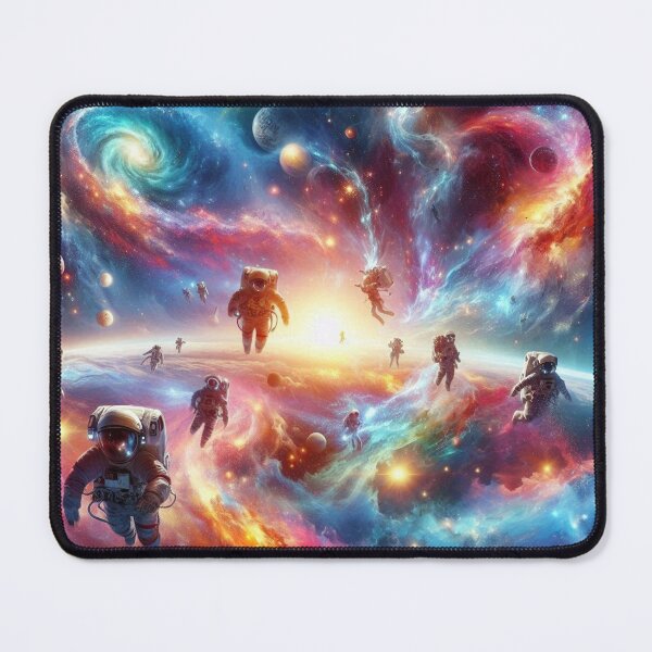 Item preview, Astronauts Floating Through the Universe designed and sold by WyckedLynn.