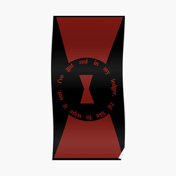 Red in my Ledger Poster