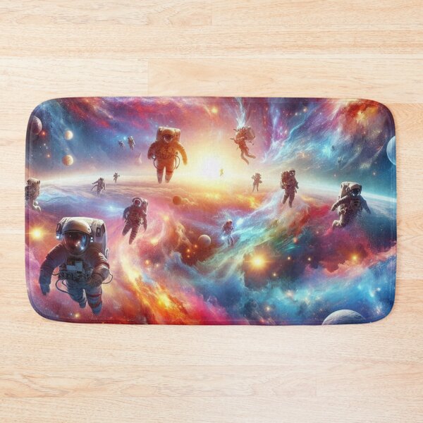 Item preview, Astronauts Floating Through the Universe designed and sold by WyckedLynn.