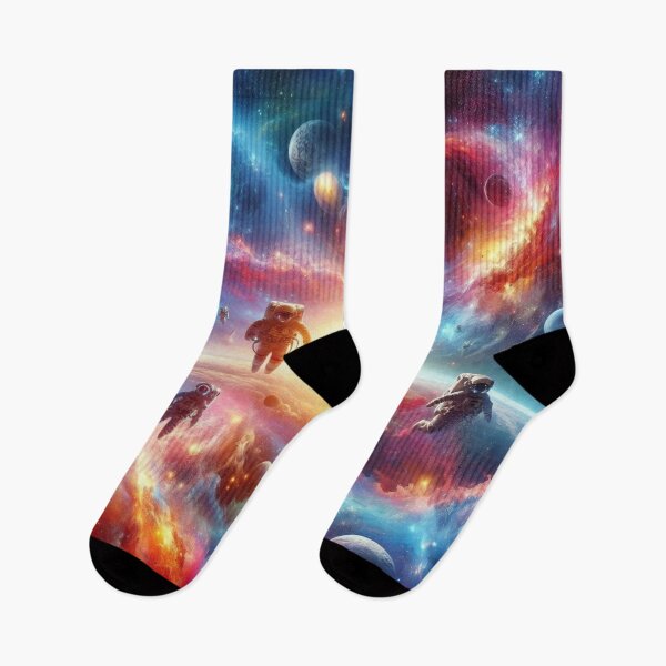 Item preview, Astronauts Floating Through the Universe designed and sold by WyckedLynn.