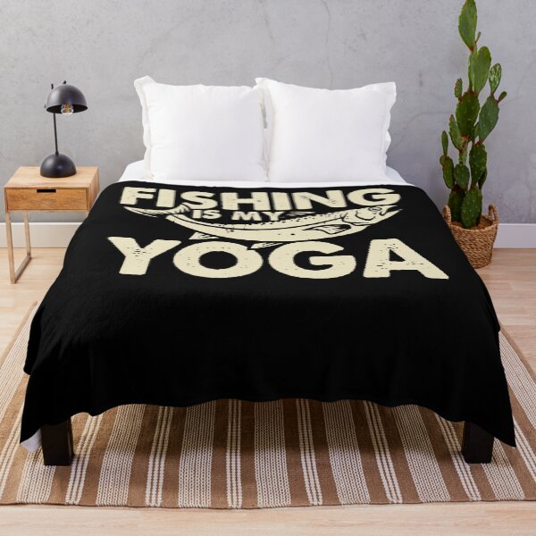 Item preview, Fishing Is My Yoga - Fishing Lovers designed and sold by Smix Pixels.