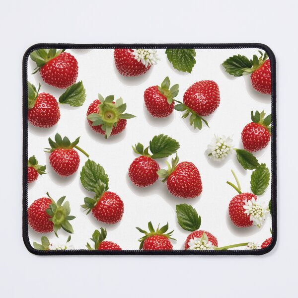 Item preview, Minimalist Strawberries on White Canvas designed and sold by Rui Huang.