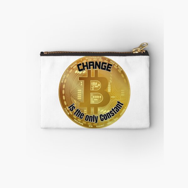 Item preview, Change Is The Only Constant Inspirational Quote Gifts For Bitcoin and Cryptocurrency Lovers designed and sold by kassiekewl.