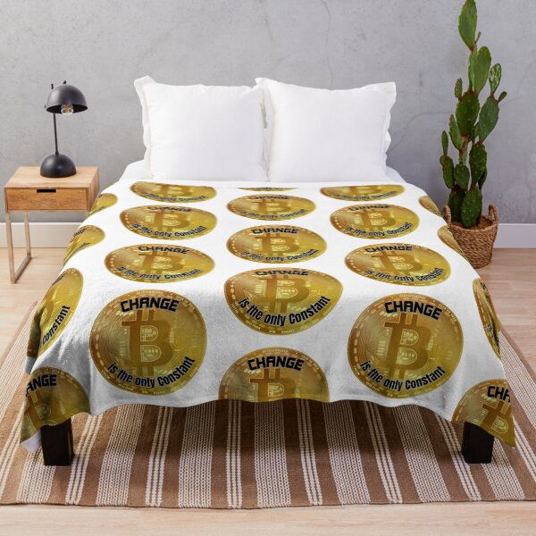 Item preview, Change Is The Only Constant Inspirational Quote Gifts For Bitcoin and Cryptocurrency Lovers designed and sold by kassiekewl.