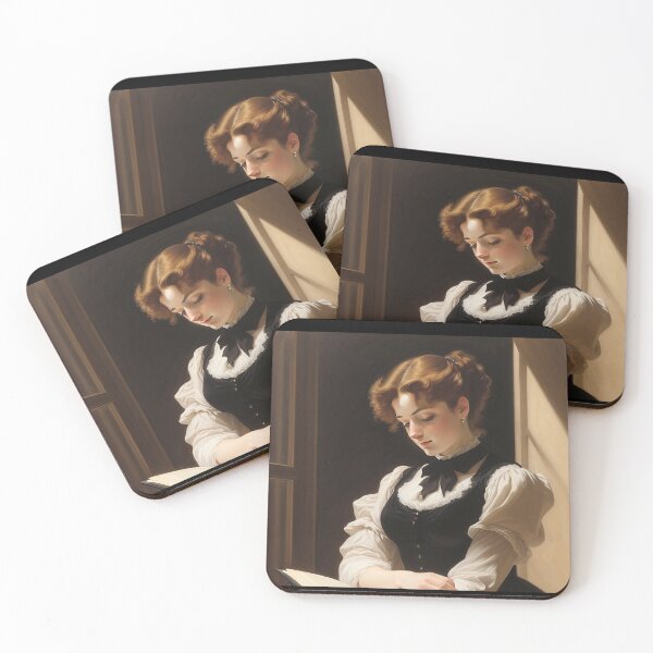 Item preview, Quiet Afternoon (Impressionistic Painting of a Woman Reading) designed and sold by hauntedtees.