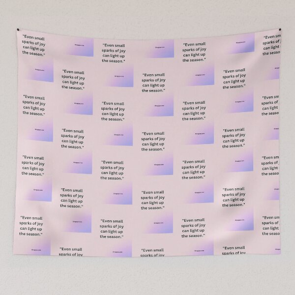 Item preview, "Even small sparks of joy can light up the season." designed and sold by CUTESTUFFnow.