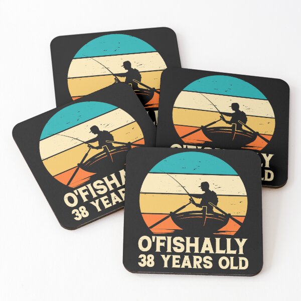 Item preview, O'Fishally 38 Years Old - Vintage Fishing Lovers  designed and sold by Smix Pixels.