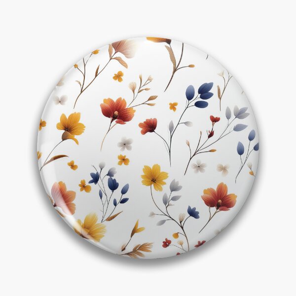 Item preview, Sparse Wildflower Patterns on White designed and sold by Rui Huang.