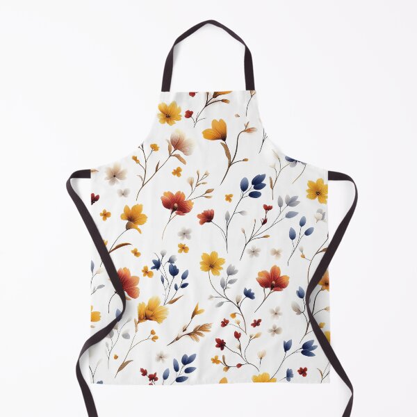 Item preview, Sparse Wildflower Patterns on White designed and sold by Rui Huang.