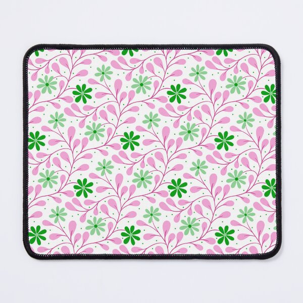 Item preview, Trailing floral in pink and green designed and sold by kalaauniverse_art_studio.