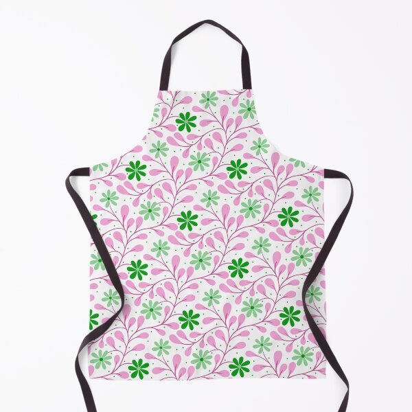 Item preview, Trailing floral in pink and green designed and sold by kalaauniverse_art_studio.