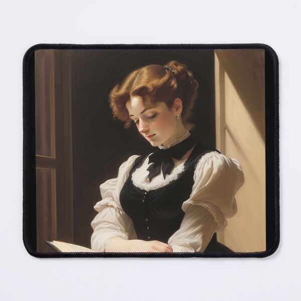 Item preview, Quiet Afternoon (Impressionistic Painting of a Woman Reading) designed and sold by hauntedtees.
