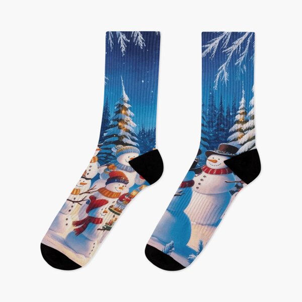 Item preview, Holiday season patterns, snowman pattern, winter festivities, winter wonderland designed and sold by Artheaven77.
