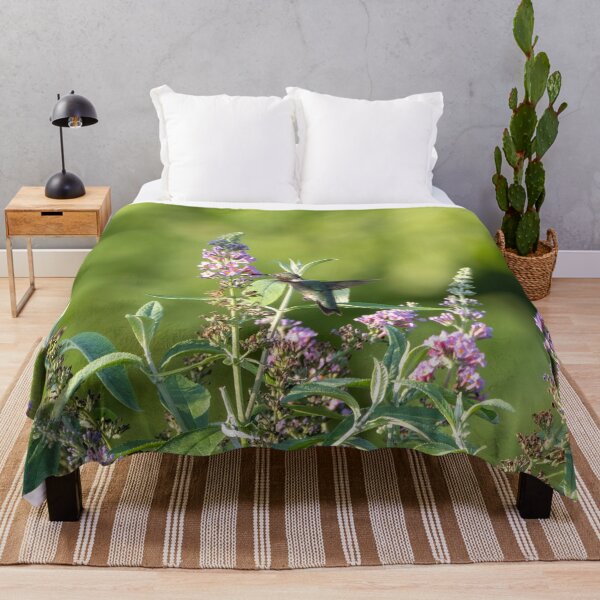 Item preview, Ruby-Throated Hummingbirds and the Butterfly Bush designed and sold by wenzler.